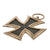 Original German WWII Wehrmacht Iron Cross 2nd Class 1939 EKII with Ribbon in Paper Packet, Unmarked Original Items