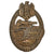 Original German WWII Bronze Panzer Assault Badge (Panzerkampfabzeichen) Maker Marked “EWE”