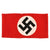 Original German WWII Early NSDAP / SA Multi-piece Wool and Rayon Overcoat Armband with RZM A4/275 Tag