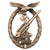 Original German WWII Early Tombak Luftwaffe Anti-Aircraft Flak Battle Badge by C.E. Juncker of Berlin