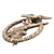 Original German WWII Early Tombak Luftwaffe Anti-Aircraft Flak Battle Badge by C.E. Juncker of Berlin