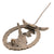Original German WWII Early Tombak Luftwaffe Anti-Aircraft Flak Battle Badge by C.E. Juncker of Berlin