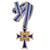 Original German WWII Cased Gold Mother’s Cross by Liefergemeinschaft Pforzheimer Innungen with Full Length Ribbon