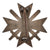 Original German WWII War Merit Cross 1st Class KvKI with Swords by Kerbach & Oesterhelt in Matching Case, Kriegsverdienstkreuz