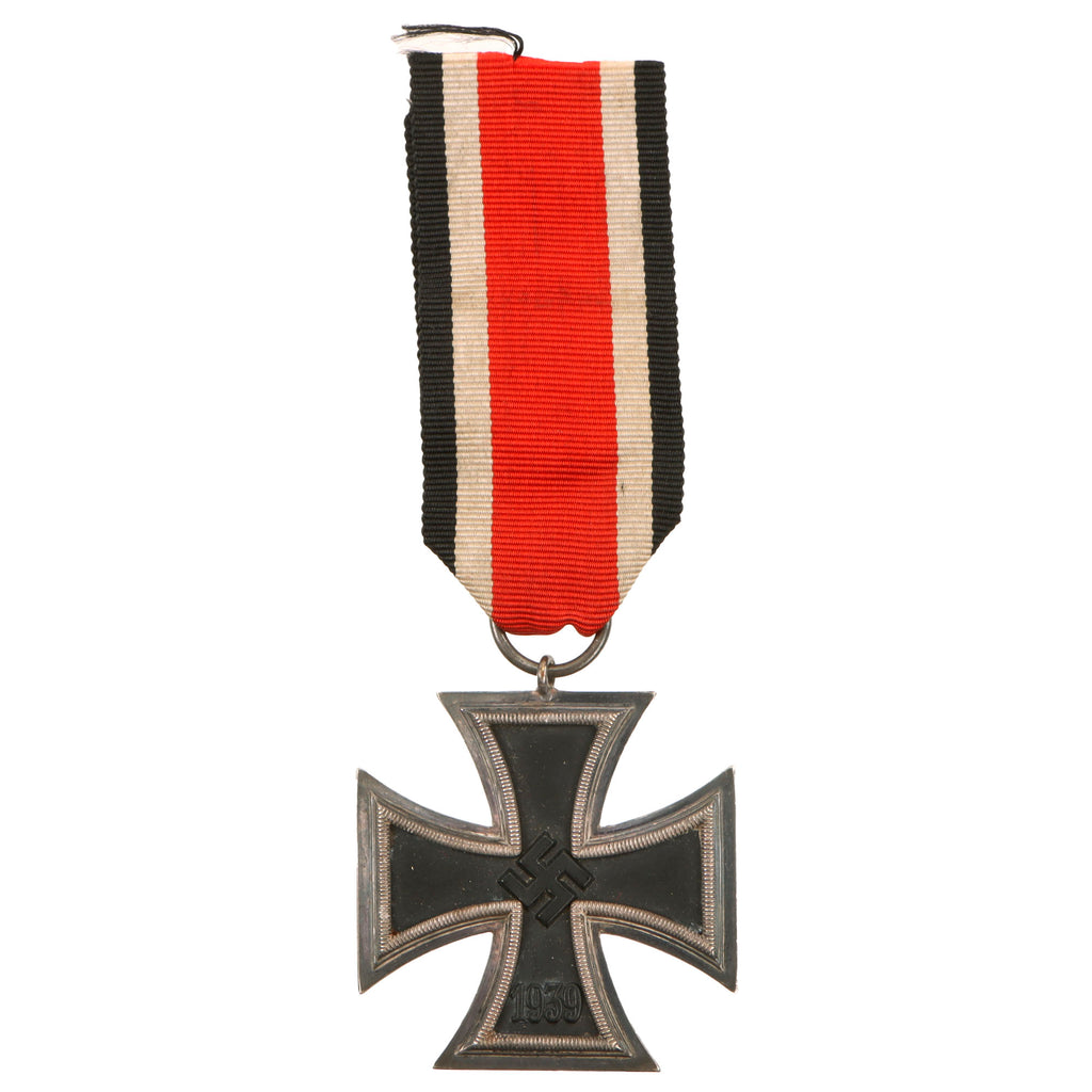 Original German WWII Wehrmacht Iron Cross 2nd Class 1939 by Steinhauer & Lück of Lüdenscheid with Ribbon - EKII