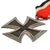 Original German WWII Wehrmacht Iron Cross 2nd Class 1939 by Steinhauer & Lück of Lüdenscheid with Ribbon - EKII