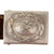 Original German Pre-WWII Luftwaffe EM/NCO 1938 Dated Pebbled Aluminum Belt Buckle by Richard Sieper & Söhne with L.B.A. Marked Leather Tab Original Items