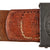 Original German WWII Luftwaffe EM/NCO Steel Belt Buckle with 1939 Dated Berg & Nolte Leather Tab, LBA Marked