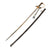 Original German WWII Heer Army Officer Dove Head Sword by F. W. Höller of Solingen with Scabbard and Troddel Knot