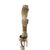 Original German WWII Heer Army Officer Lion Head Sword with Steel Scabbard and Troddel Knot