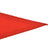 Original German WWII NSDAP Multi-Piece Political National Pennant Flag - 11 ¾ x 21”