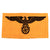 Original German WWII Embroidered Army State Service Volunteer Eagle Armband with Depot Stamp Original Items