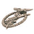 Original German WWII Luftwaffe Flak Anti-Aircraft Artillery Combat Badge by C.E. Juncker of Berlin