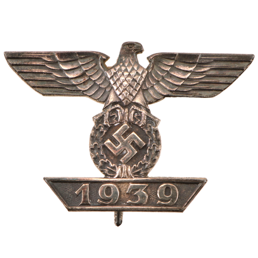 Original German WWII Clasp to the Iron Cross First Class 1939 with Pinback - Spange zum Eisernen Kreuz Original Items