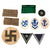 Original U.S. WWII 20th Armored Division 138th Ordnance Bn. German Souvenir Bringback Group with Field Gear, Insignia, Bayonets and Artillery Fuze - S/Sgt. Wilbur E. Strassburg