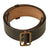 Original German Pre-WWII Heer Army Officer 60mm Black Leather Open Claw Buckle Belt with Cross Strap D-Ring Loops Original Items