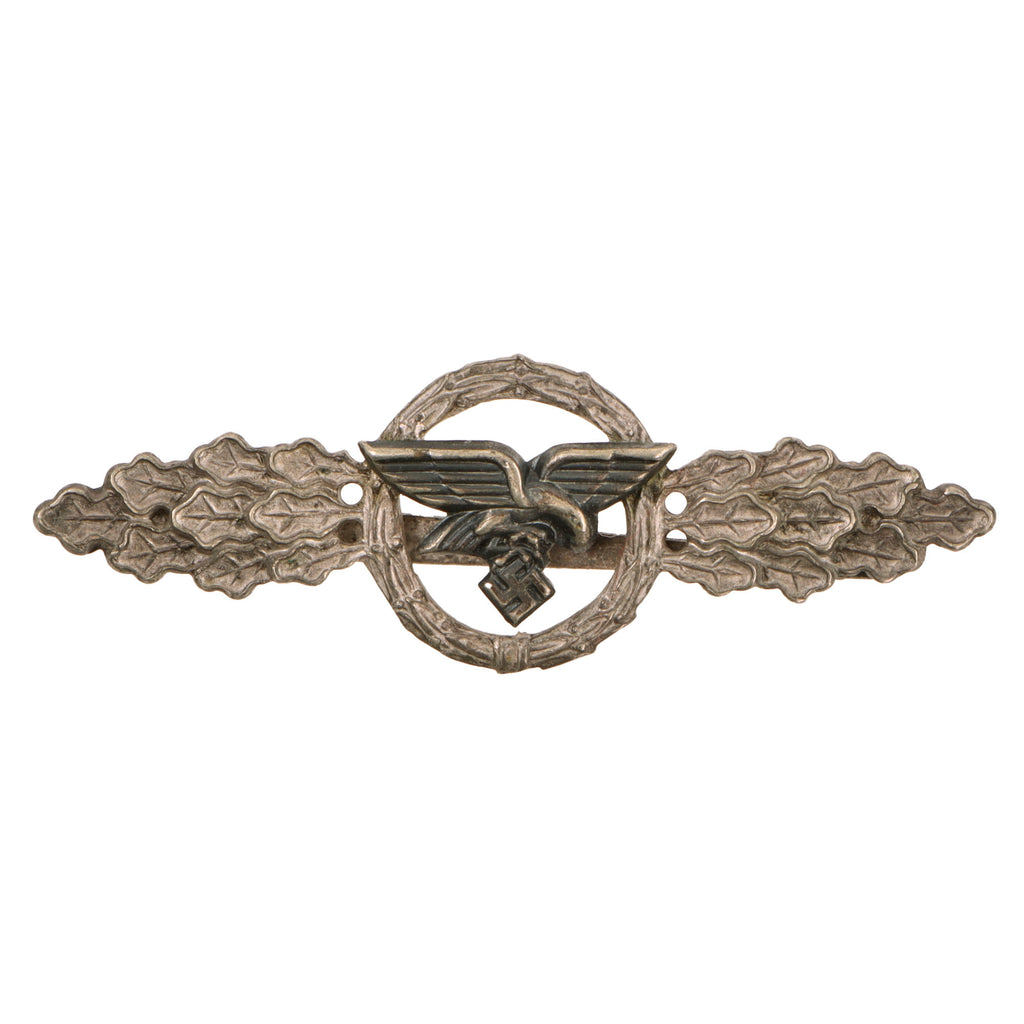 Original German WWII Luftwaffe Silver Grade Front Flying Clasp for Transport and Glider Pilots Original Items