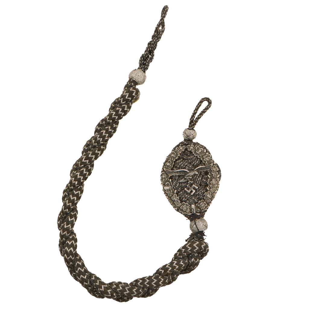 Original German WWII Luftwaffe Grade I Marksmanship Lanyard – Schützenschnur