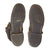 Original German WWII Luftwaffe Mismatches Pair of Fleece-Lined Leather Pilot Flying Boots with Tearing