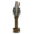Original U.S. WWII Inert MkII Blue Pineapple Practice Grenade in 1945-Dated M1 Rifle Grenade Adapter