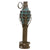 Original U.S. WWII Inert MkII Blue Pineapple Practice Grenade in 1945-Dated M1 Rifle Grenade Adapter