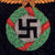 Original German WWII NSDAP Early Style Political Eagle Decorative Cushion Cover, 16 1/2" x 19 1/2" Original Items