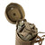 Original German WWII 1938 Dated Luftschutz Gas Mask by AUER with Canister
