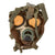 Original German WWII 1938 Dated Luftschutz Gas Mask by AUER with Canister