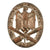 Original German WWII General Assault Badge in Silver - Rare Solid CupAl Construction, Unknown Maker