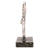 Original German WWII NSDAP First Pattern Aluminum Flag Pole Finial "Topper" on Postwar Black Marble Display Base Original Items