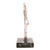 Original German WWII NSDAP First Pattern Aluminum Flag Pole Finial "Topper" on Postwar Black Marble Display Base Original Items
