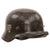 Original German WWII Rare Waffen SS M40 Single Decal Helmet with 59cm Liner and Chinstrap - Stamped ET66 Original Items