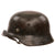 Original German WWII Rare Waffen SS M40 Single Decal Helmet with 59cm Liner and Chinstrap - Stamped ET66 Original Items
