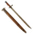 Original U.S. WWI M1917 Enfield Rifle & Trench Gun Bayonet by Remington with Scabbard - Dated 1917