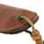 Original U.S. WWI M1916 .45 Colt 1911 Leather Holster by Clinton Saddlery with Braided Leg Tie Down - Dated 1917
