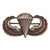 Original U.S. WWII Sterling Silver Airborne Parachutist Badge Jump Wings with Pin Back Original Items
