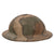 Original U.S. WWI M1917 Doughboy Helmet Shell with Multi-Colored Camouflage Paint Original Items