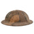 Original U.S. WWI M1917 Doughboy Helmet Shell with Multi-Colored Camouflage Paint Original Items
