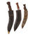 Original British Commonwealth WWII Era Kukri Knife Lot With Scabbards - 3 Items