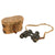 Original Imperial Japanese WWII Enomoto Kogaku 6x9.3° Army Binoculars with Tropical Canvas Carrying Case Original Items