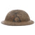 Original U.S. WWI 35th Division 110th Engineers Triangle Pattern-Painted M1917 Doughboy Helmet - Depot-Refurbished with Double Stack Bales