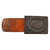 Original German WWII Luftwaffe Steel Belt Buckle by E. Schneider of Lüdenscheid with Leather Tab, dated 1942