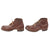 Original U.S. WWII Model 1939 American Service Shoe Low Boots - Size 9C