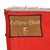 Original German WWII DAF Labor Front Fringed Flag with Haltern-Stadt 5 Town Marking - 46 1/2 x 53”
