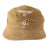 Original German WWII Deutsches Afrika Korps DAK M41 Tropical Field Cap by Carl Halfar, Size 56, Dated 1942