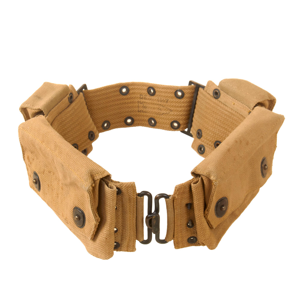Original U.S. WWI M1917 Medical Officer’s Belt by Mills with Broken Snap - Dated December 1917 Original Items