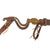 Original U.S. WWI Cavalry M1904 Bridle Horsebit with Leather Straps in Correct Configuration.