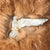 Original German WWII Eastern Front Heer Army 1944-Dated Rabbit Fur Pelzmütze Winter Hat with Faded Maker Marking - Eagle Wing Missing