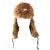 Original German WWII Eastern Front Heer Army 1944-Dated Rabbit Fur Pelzmütze Winter Hat with Faded Maker Marking - Eagle Wing Missing