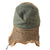 Original German WWII Eastern Front Heer Army 1944-Dated Rabbit Fur Pelzmütze Winter Hat with Faded Maker Marking - Eagle Wing Missing
